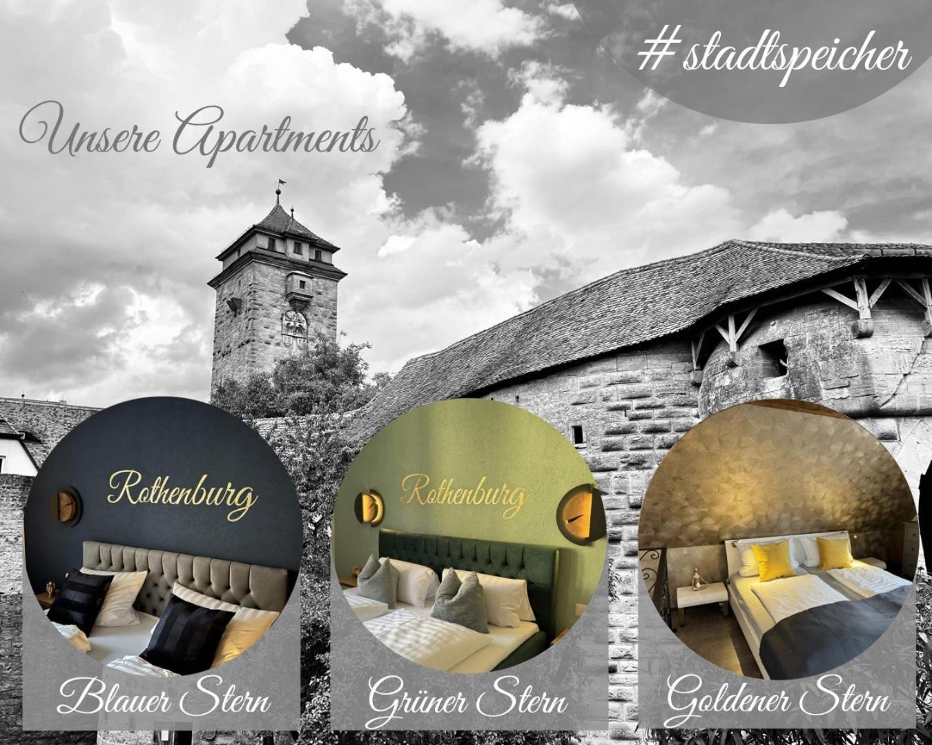 #Stadtspeicher - Suite Goldener Stern In Der Altstadt Ротенбург-на-Таубере Экстерьер фото
